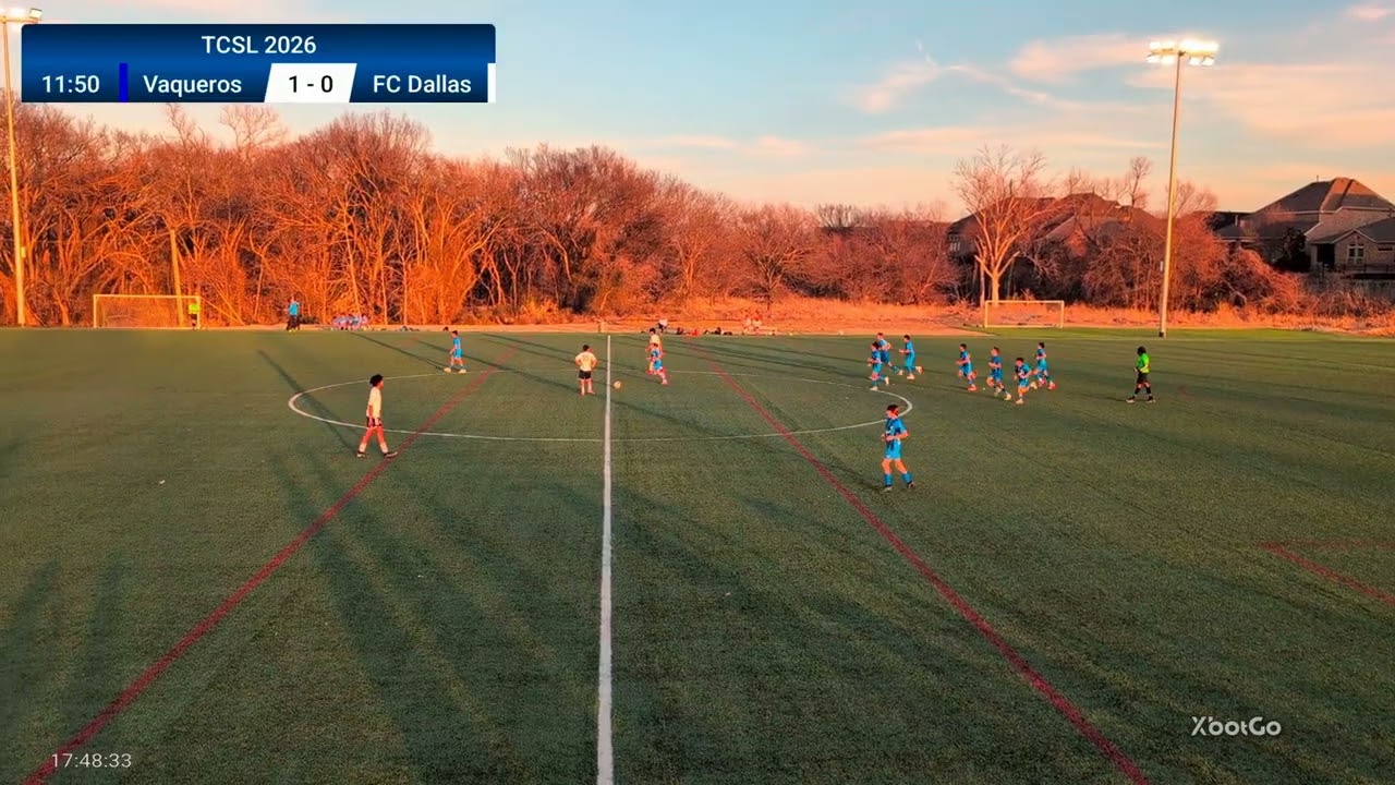 02/08/2026 - TCSL, Vaqueros academy 2012 vs FC Dallas ECNL RL, 2nd half
