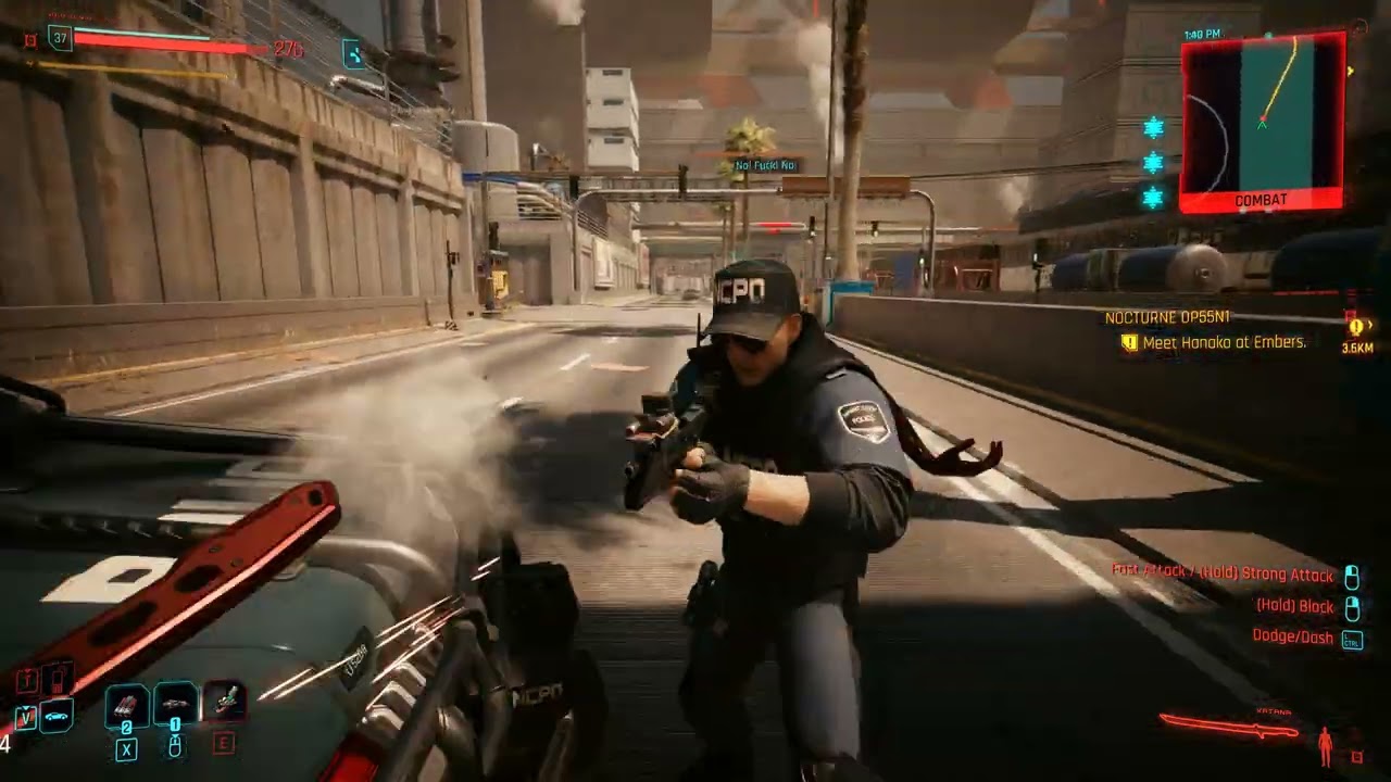 Cyberpunk 2077 2.0  Testing the Police System