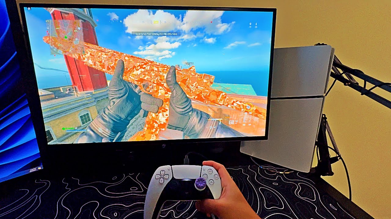 PS5 with 1440p 120hz OLED monitor on Warzone 3 (POV) 👑