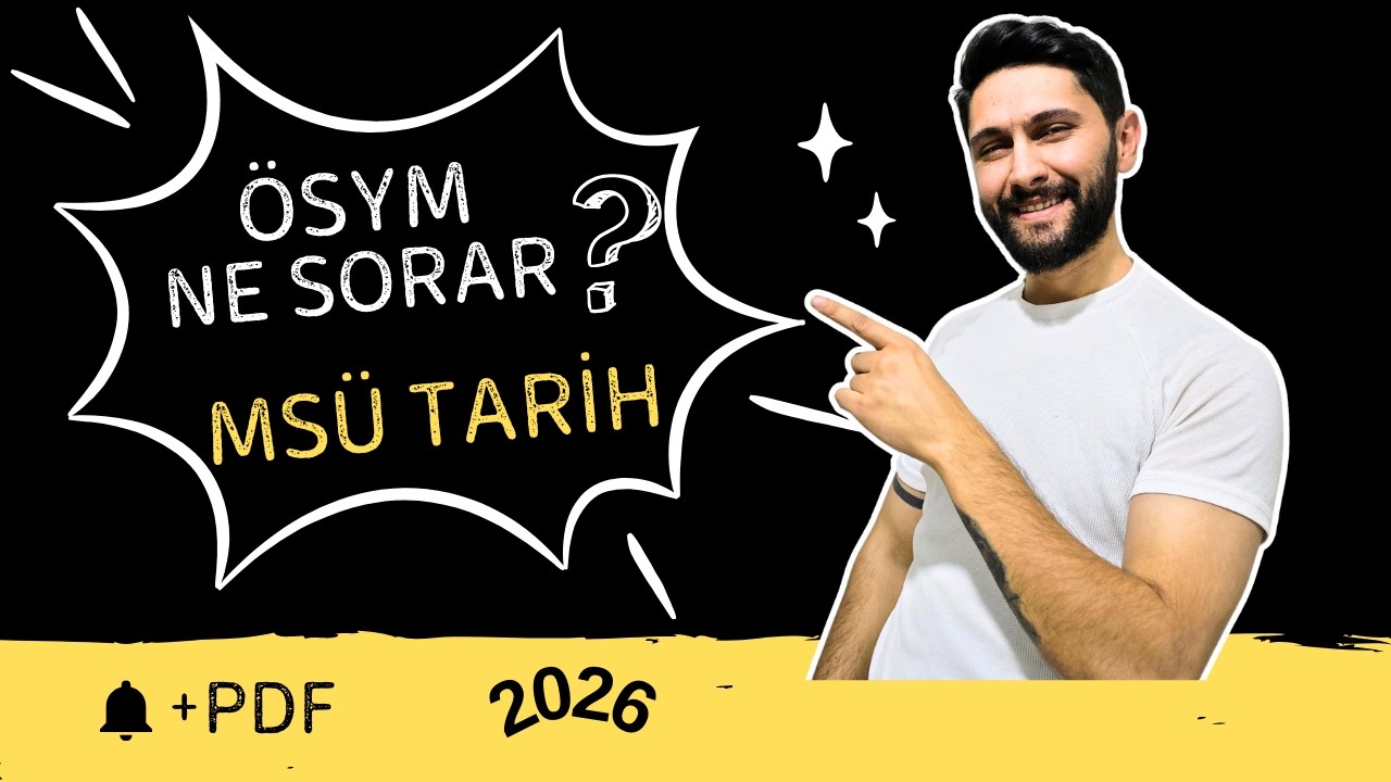 11) MSÜ 2026 Sınav Provası-1 / Tarihi Fulle / Ali Gürbüz