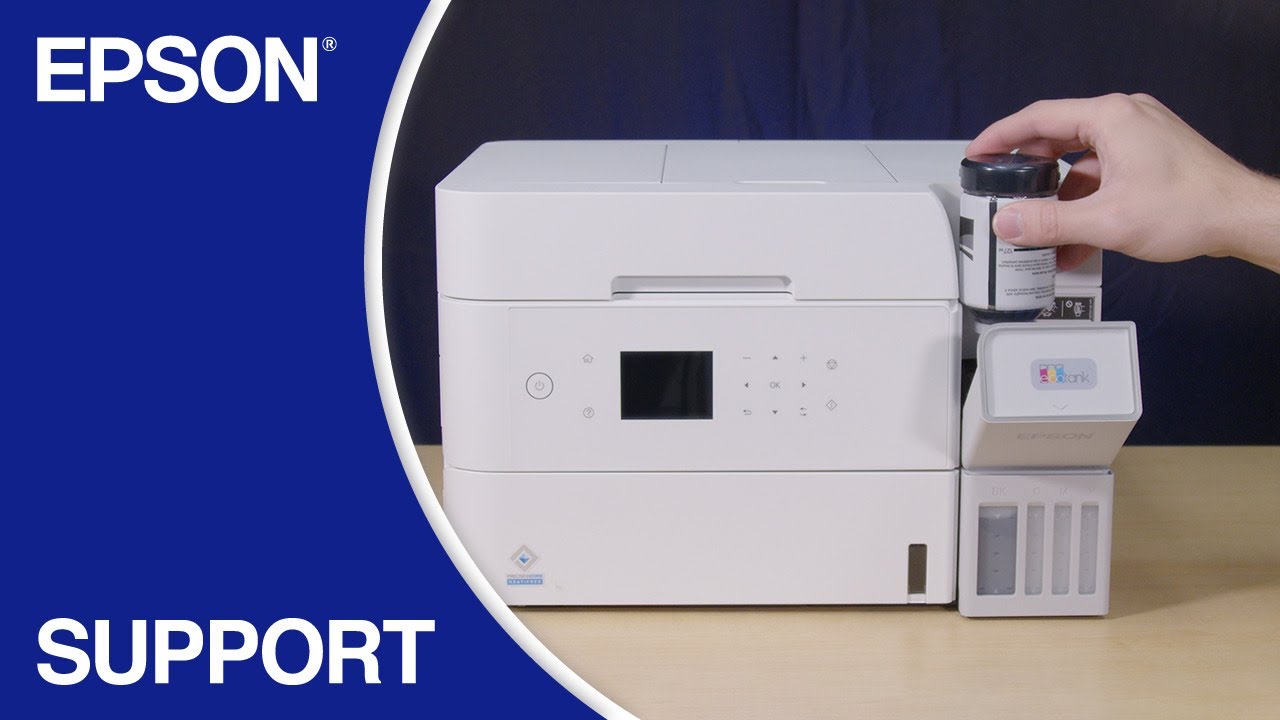 Epson EcoTank ET-3950 | Filling the Ink Tanks