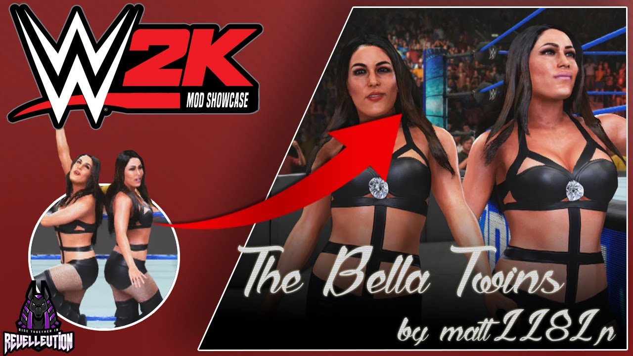 WWE 2K Mod Showcase: Brie & Nikki Bella Mods! 