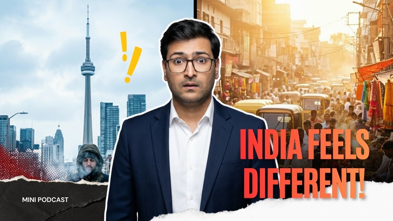 Canada Reality for Indians 🇨🇦 | After Visiting India | Mini Podcast