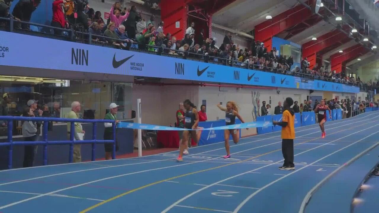 Финал чемпионата среди девушек на дистанции 200 метров, забег 2 &ndash; Nike Indoor Nationals 2026 [Пол...