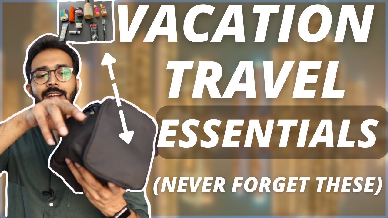 How to pack *ALL* toiletries in one SMALL bag| Travel essentials| What’s in my vacation toiletry bag