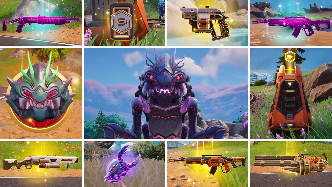 All Boss Fights, Mythic, Exotic & Special Weapons - Fortnite Chapter 6 Season 4