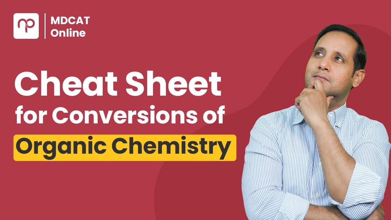 Cheat Sheet for Conversion of Organic Chemistry | MDCAT Chemistry Expert: Sir Ali Miraj
