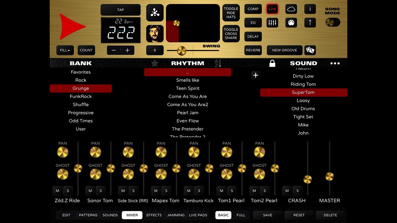 2021 06 12 rock drum machine toms 222bpm