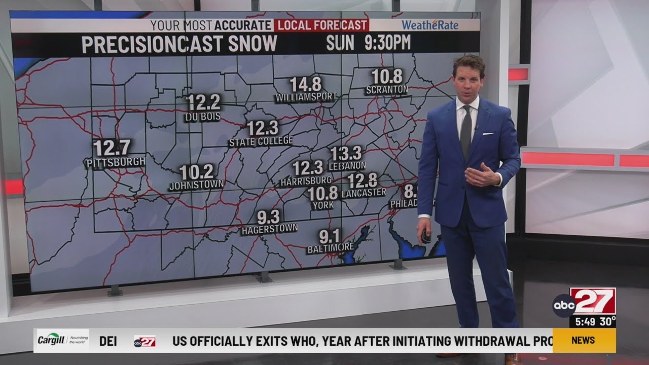 Eric's Winter Storm Forecast Update