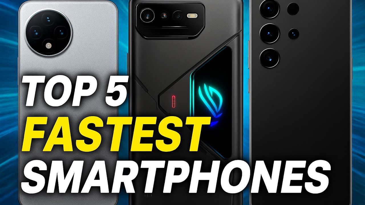 Top 5 Fastest Smartphones of 2025 🚀 Speed Kings from Budget to Flagship