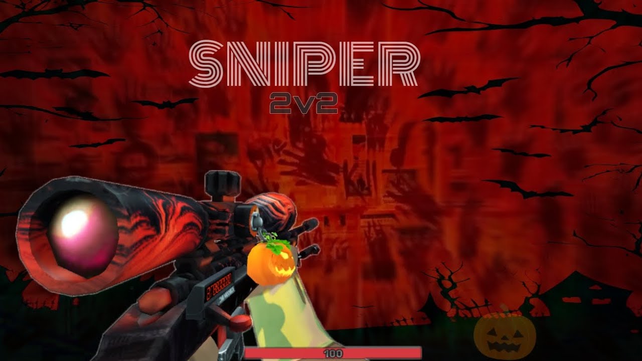 Kuboom 3D SNIPER BATTLE 2v2 😵💨 | Halloween event 👻 | m24 liquid carbon with pumpkin keychain |