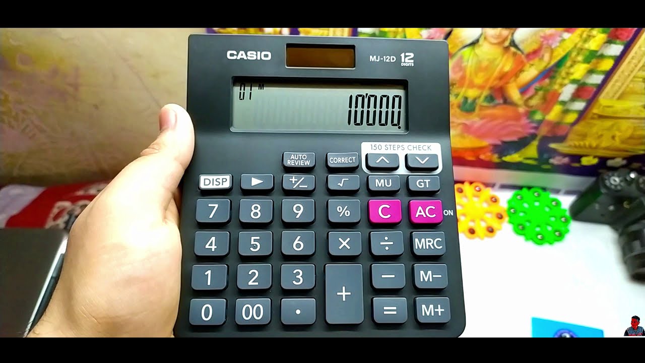 Casio MJ 12D 150 Steps Check Calculator | Best Calculator Under 500R's Best for CA/CS Students | USE