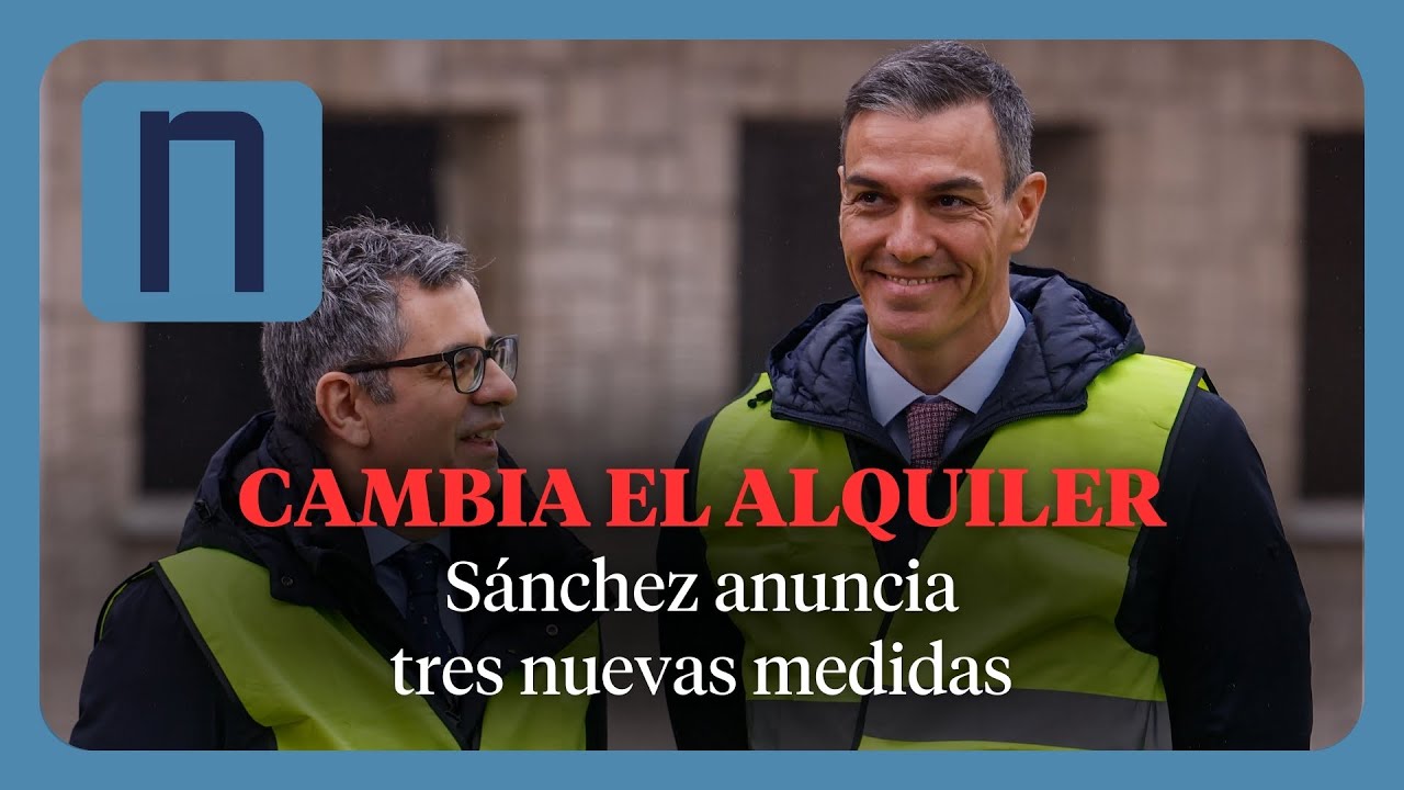 SÁNCHEZ anuncia bonificación del 100% en el IRPF para congelar el PRECIO DEL ALQUILER y más MEDIDAS