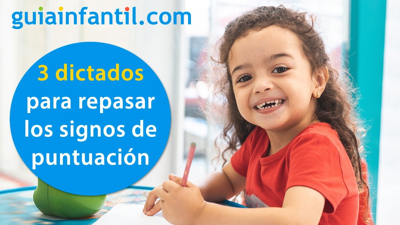 3 dictados cortos para repasar los signos de puntuación con niños de primaria✍️ Ortografía divertida