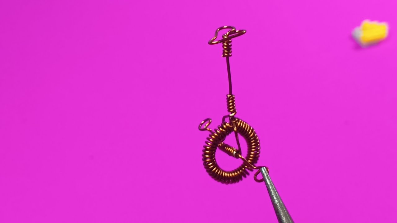How to Make a Mini Unicycle from Wire | DIY Craft Tutorial