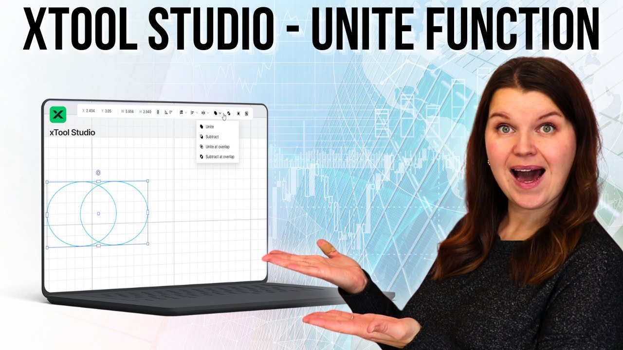 Функция объединения фигур в xTool Studio — как объединить фигуры.