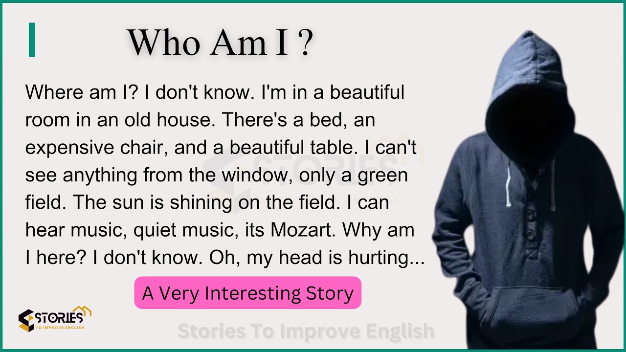 Learn English through Story ⭐️ Level 1 - Who Am I | Short Story in English
