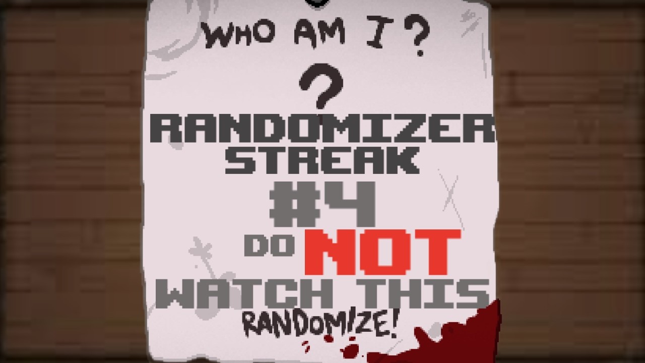 DO NOT watch this video. | Randomizer Streak #4