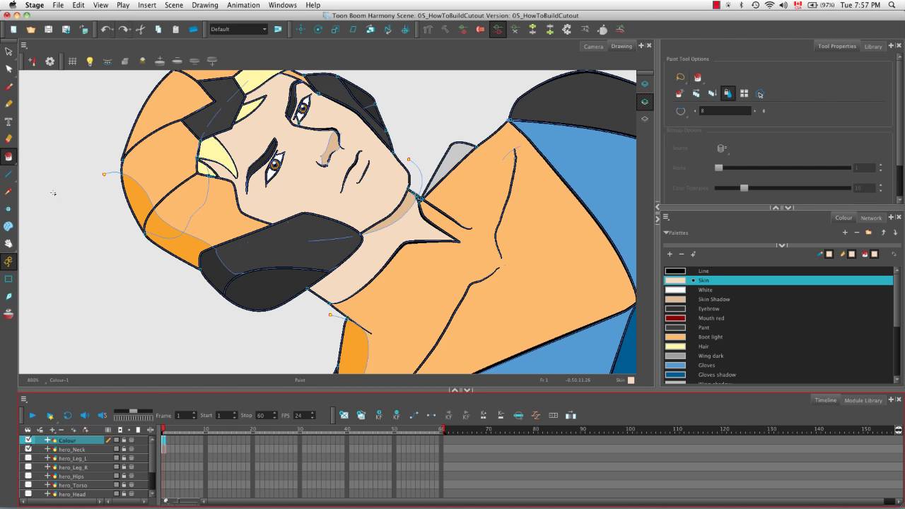 How to Build a Cut-out Character in Harmony 11