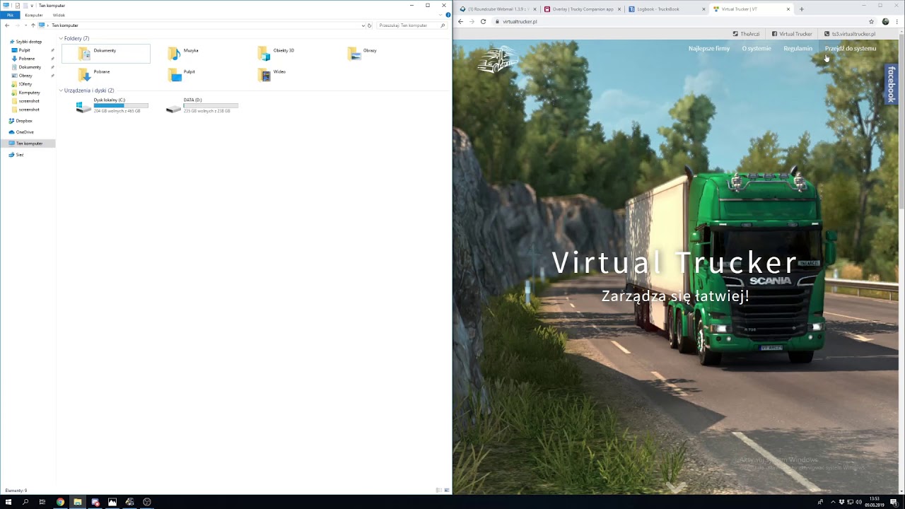 VirtualTrucker - Jak oddać trasę
