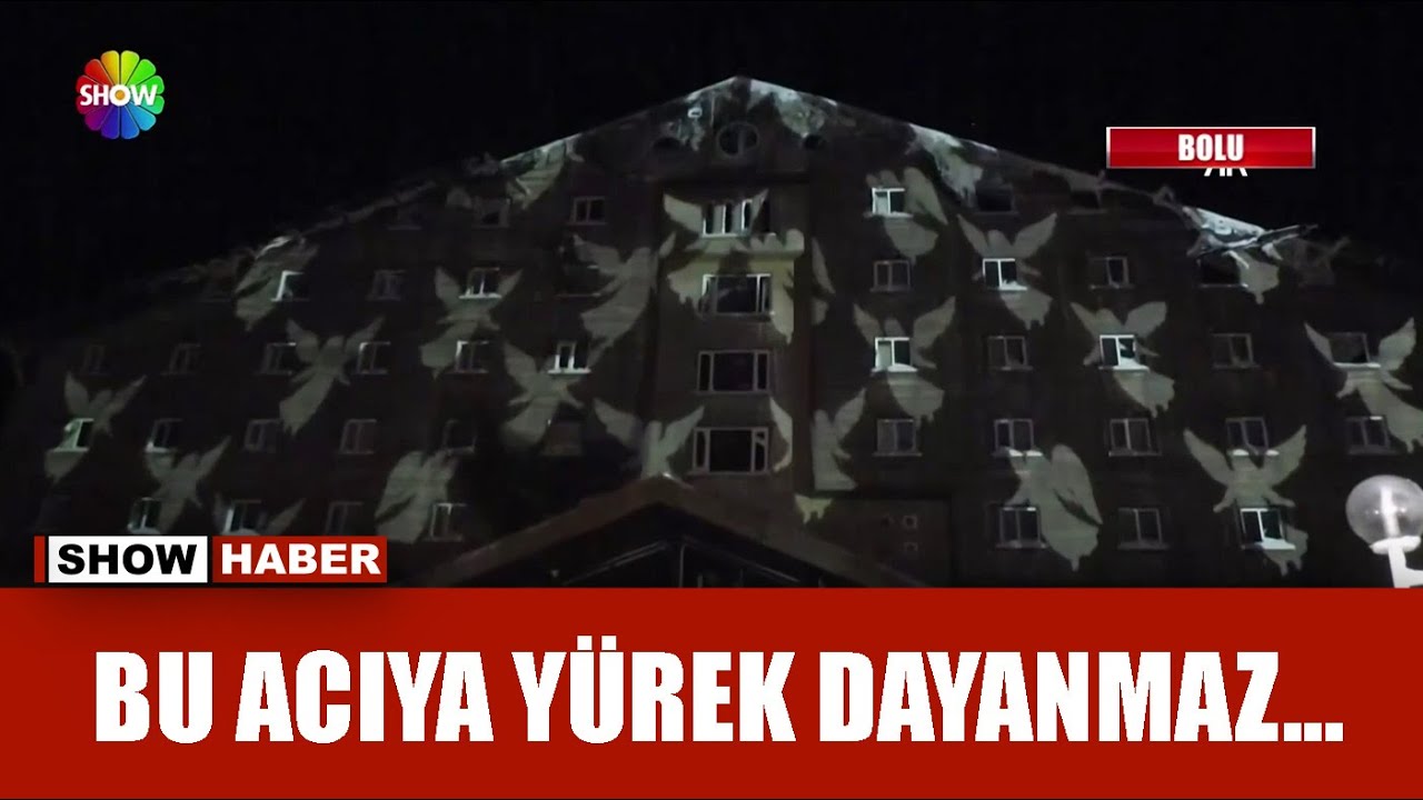 Ölüm otelinin önünde acı dolu anma