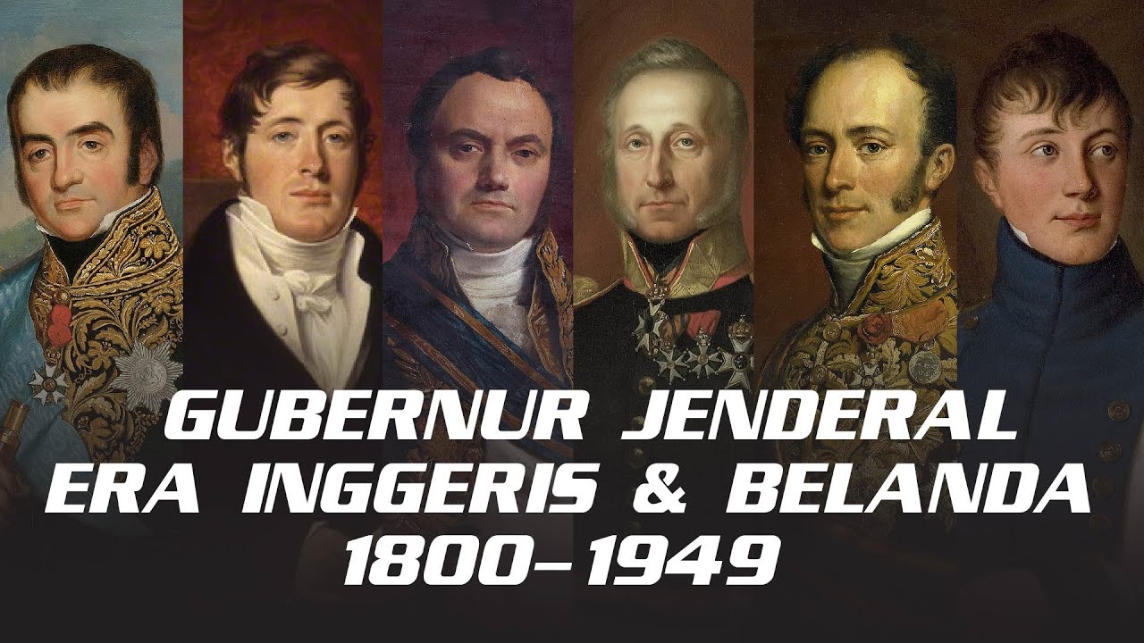 Daftar Gubernur Jenderal Era Inggris dan Belanda #sejarah #kolonialisme