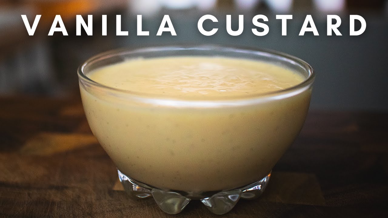 How to make Vanilla Custard | The creamiest Custard at home