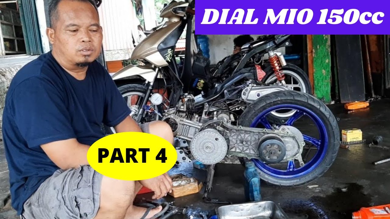 PART 4, CARA DIAL CAM MIO BALAP, PASANG  GIR ADJUSTABLE TK RACING (SERIAL KOREK MIO 150cc)