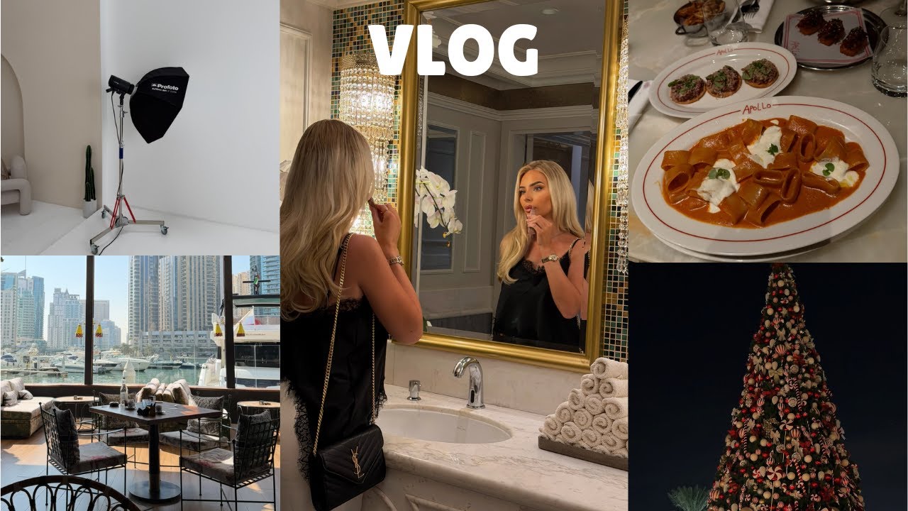 Spend a few days with me | shoots, dinner, hair care🇦🇪