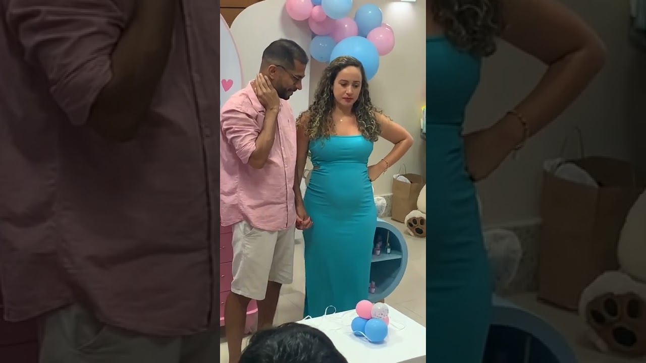 Chá revelação com música emocionante! Davi ou Júlia?