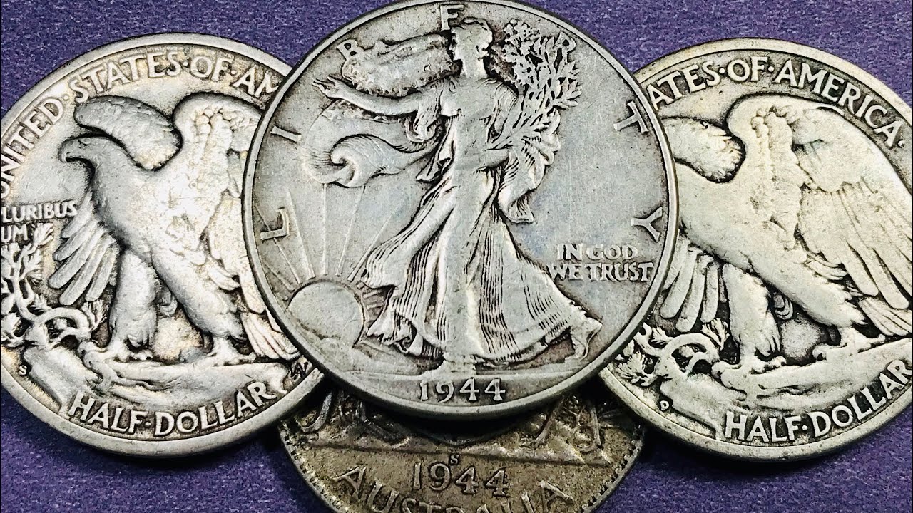 Монета США 109 250 долларов США с изображением идущей Свободы 1944 года &mdash; монета США времён Второй мировой войны