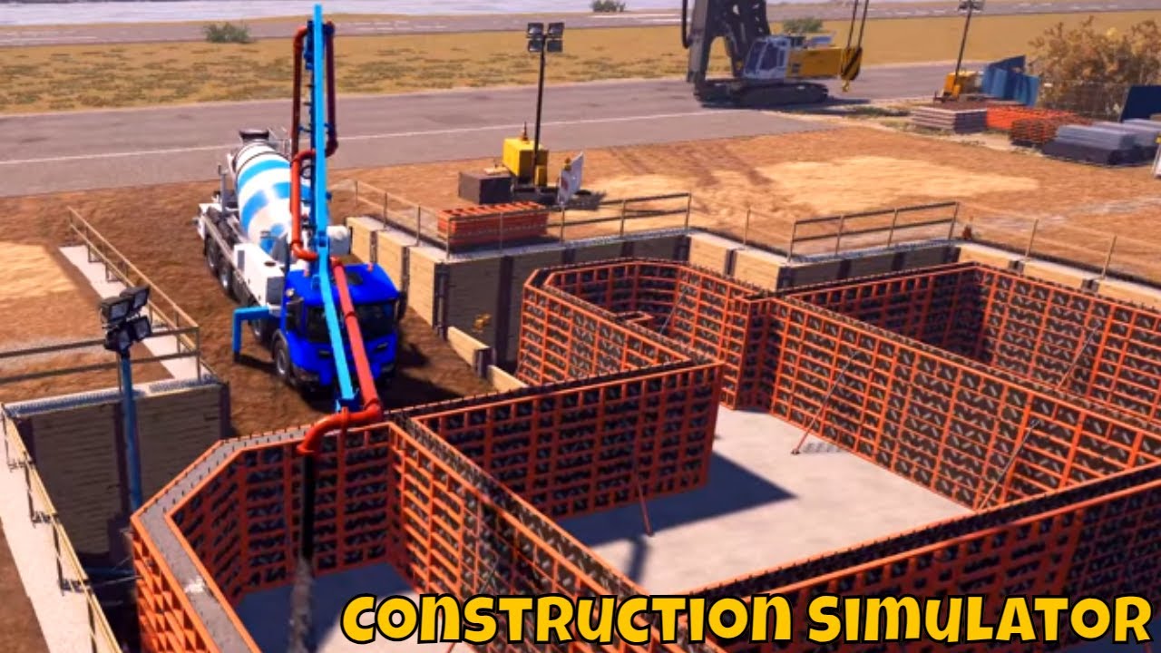 CONSTRUCTION SIMULATOR 2022 #28 - DLC AEROPORTO COSTRUZIONE TORRE DI CONTROLLO - GAMEPLAY ITA 4K