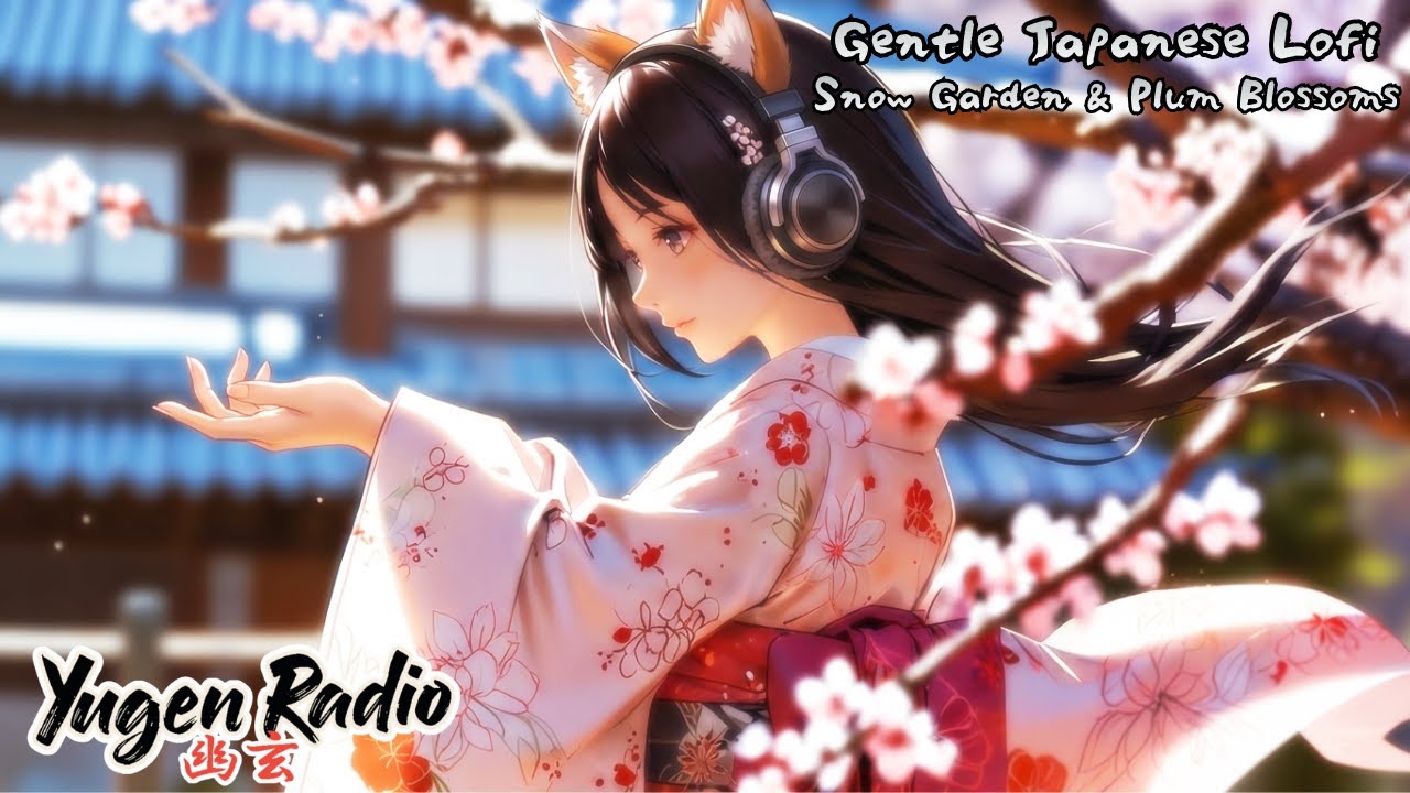 Gentle Japanese Lofi｜Snow Garden & Plum Blossoms