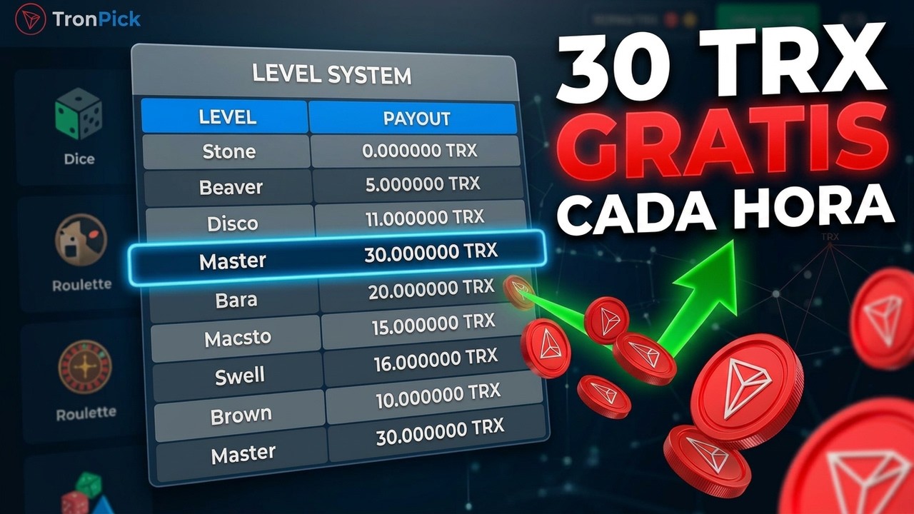 TronPick: The Best Site to Earn TRX Without Investing (30 Free TRX Every Hour) | Complete Guide