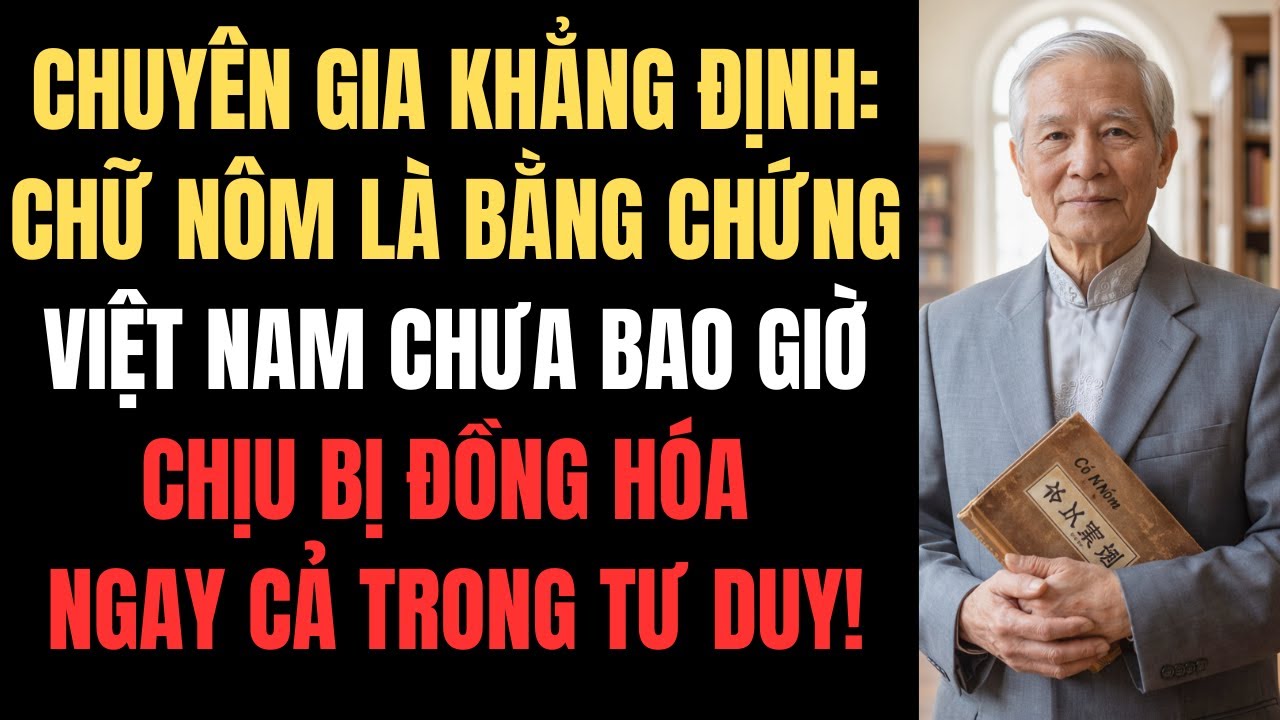 Chuyên Gia Khẳng Định: Chữ Nôm Là Bằng Chứng Họ Chưa Bao Giờ Chịu Bị Đồng Hóa, Ngay Cả Trong Tư Duy!