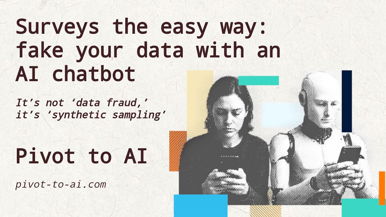 Surveys the easy way: fake your data with an AI chatbot