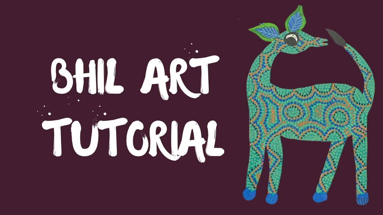 Bhil Art Tutorial by Subhash Amaliyar | Learn Indian Arts & Crafts