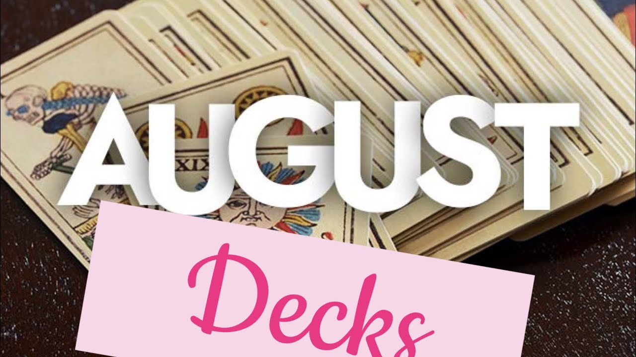 What I’m Shuffling This Month | August Tarot Decks 🔮