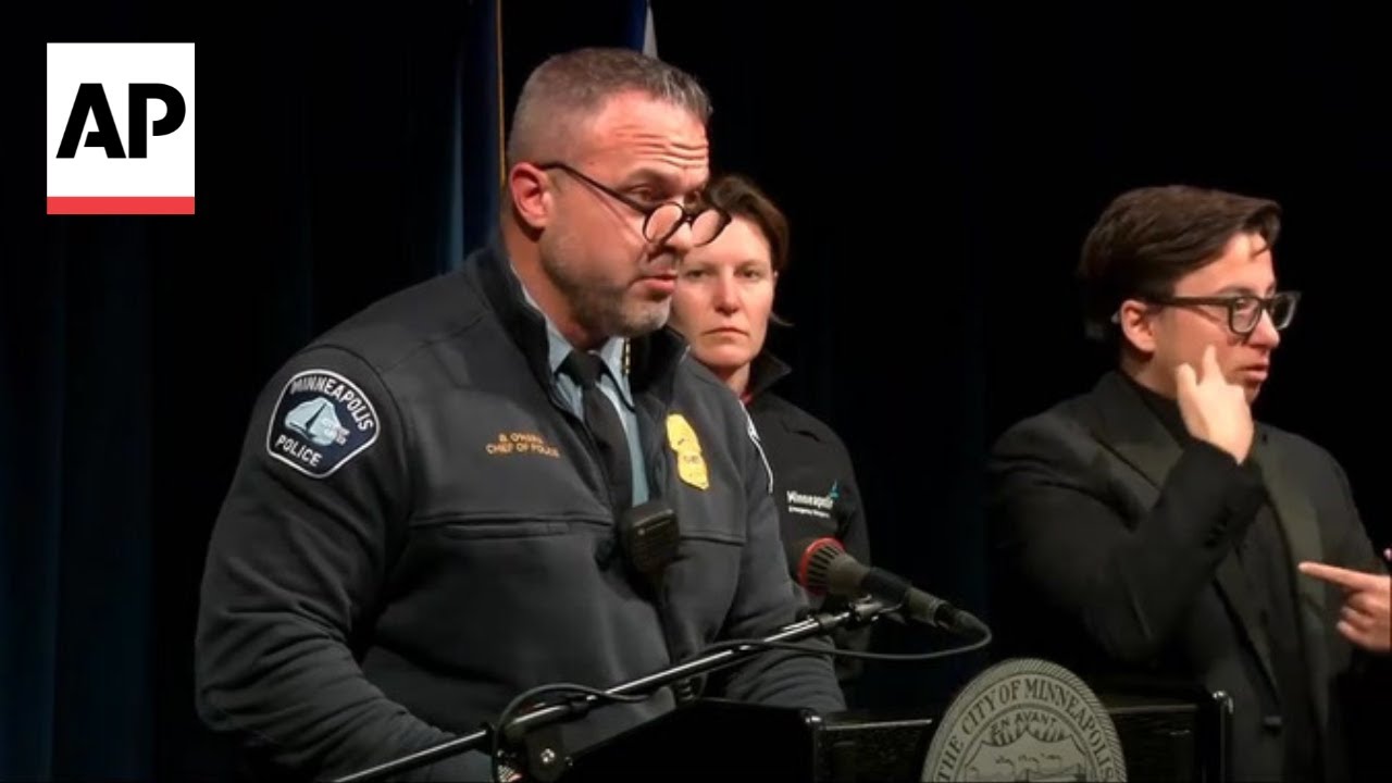 'We need people to remain peaceful,' Minneapolis police chief says after shooting