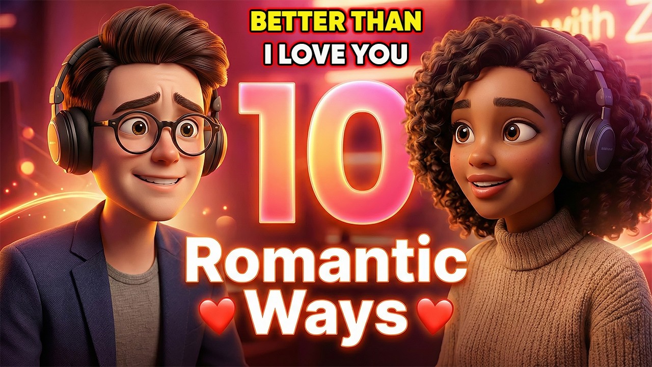 💘 How to Say “I Love You” in 10 Romantic Ways (English for Beginners) ❤️