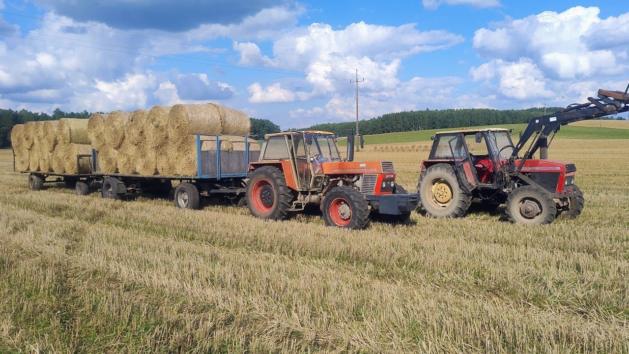 Żniwna Batalia Cz2 Zakończenie Żniw Prasowanie I Zworzenie Bel Słomy Z Ekipa 😁🚜