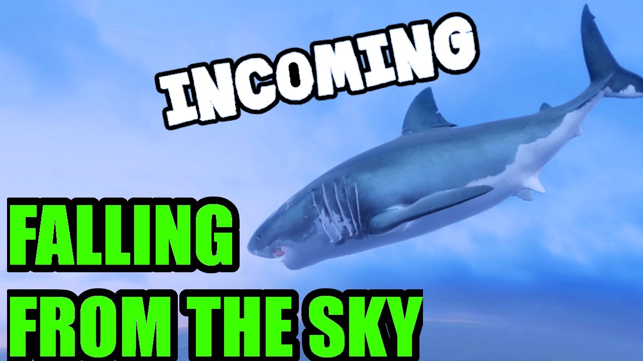 SHARKS FALLING FROM THE SKY - Depth Funny moments