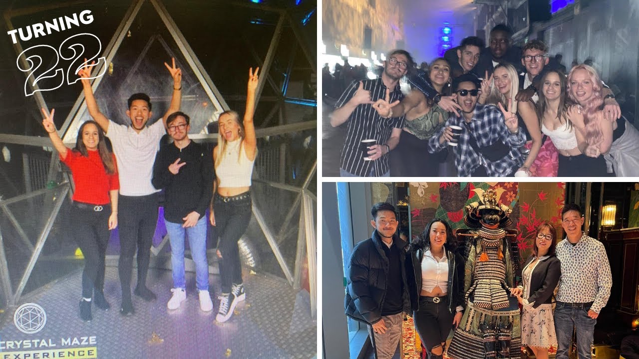 VLOG #19 - My 22nd Birthday | Crystal Maze, Printworks & The Ivy Asia!