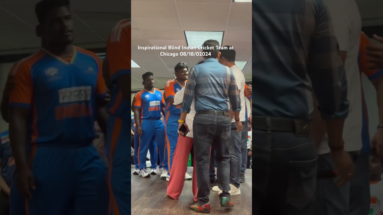 International Indian Blind Cricket Team at Chicago on 08/17/024