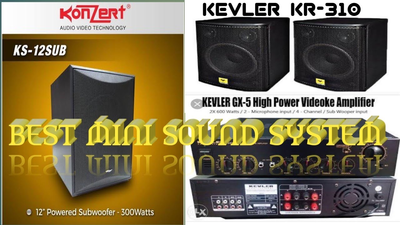 kevler gx5 pro+2pcs kevler kr-310+1pc konzert ks-12 active sub