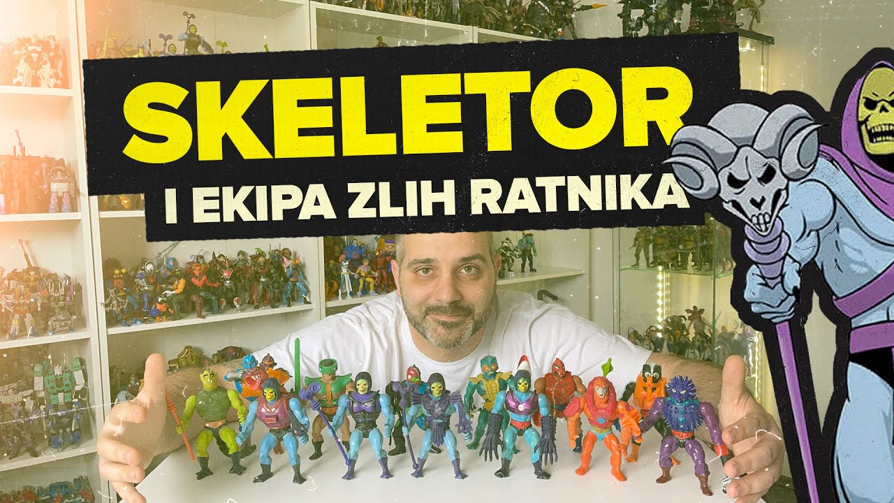 Vintage MOTU - Skeletor i zli ratnici (jedne od najpopularnijih igračaka ikada!)