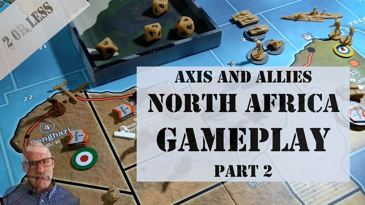 Axis and Allies North Africa Gameplay Operation Torch #2