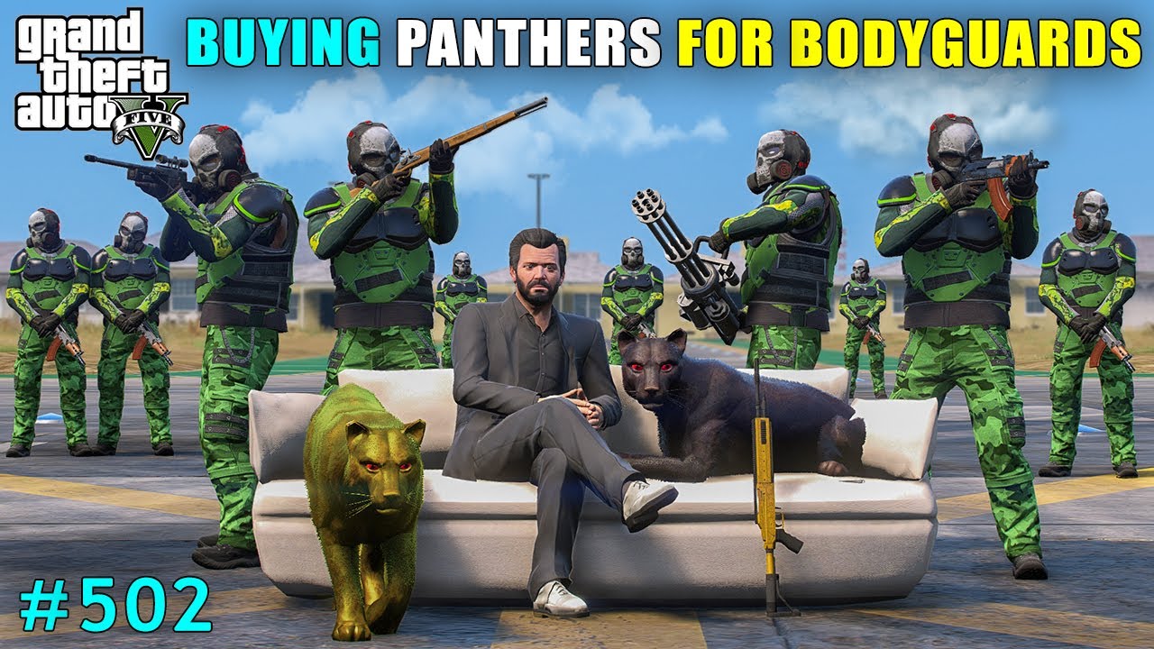 Powerful Panther Security For Michael | Gta V Gameplay