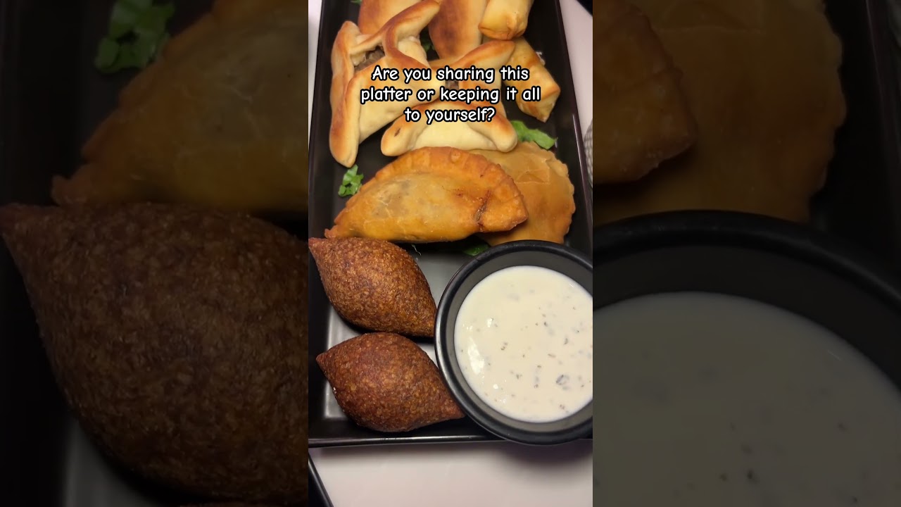 A Lebanese Appetizer Plate 🤤 #foodie #food #eating #foodshorts