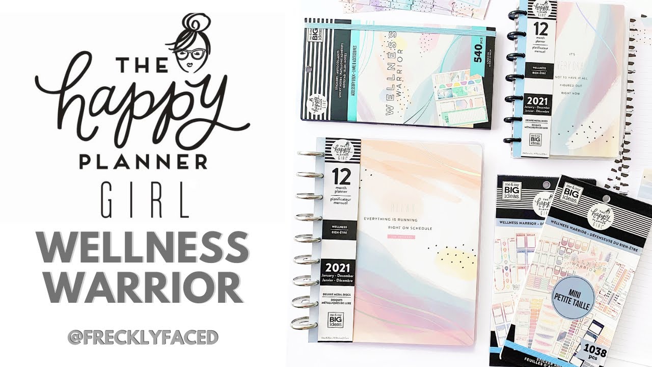 THE HAPPY PLANNER GIRL LINE ~ 2020 RELEASE: WELLNESS WARRIOR ~ FULL COLLECTION!